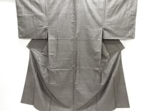 未使用品　仕立て上がり　本場泥大島紬100亀甲男物着物アンサンブル